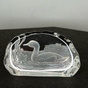 Vintage Crystal Paperweight